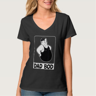T-shirt Papa Bod Funny Papa Papa Bod Graphique