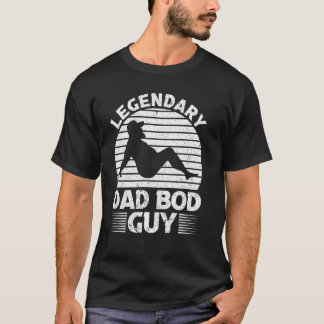 T-shirt Papa Bod Père Figure Fête des pères 1