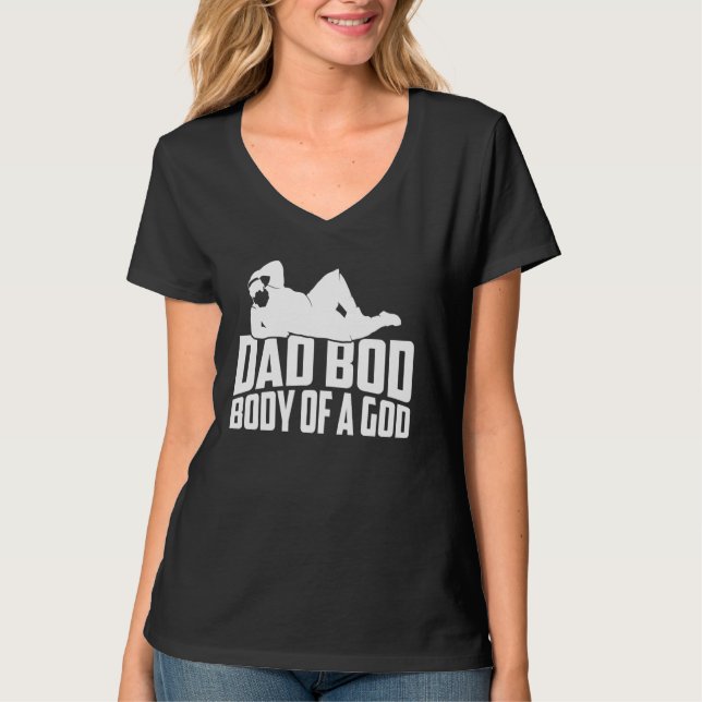 T-shirt Papa Bod Père Figure Fête des pères 3 (Devant)