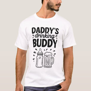 T-shirt Papa boit Buddy   Drôle cadeau de fête du Père