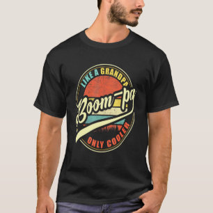 T-shirt Papa Boom-Pa comme un grand-père mais en plus cool