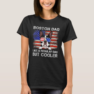T-shirt Papa Boston Comme Un Père Régulier Mais Un Chien G