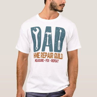 T-shirt Papa Bricoleur Outils de la Guilde de Réparation d