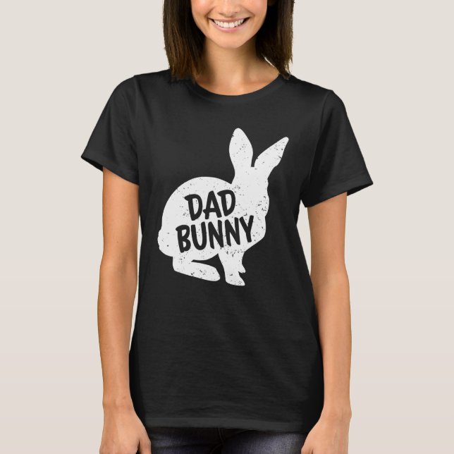 T-shirt Papa Bunny Matching Group Amusant Famille Pâques (Devant)
