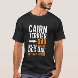 T-shirt Papa Cairn Terrier Comme Votre Papa Chien Moyen Ma