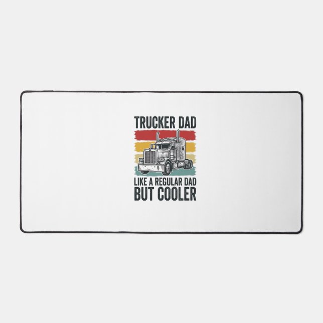 T-shirt Papa camionneur comme un papa normal mais  (Recto)