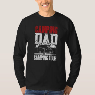 T-shirt Papa camping homme en tournée camping-car camping