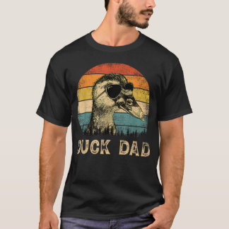 T-shirt Papa Canard Vintage Papa Canard Amoureux Papa Fête