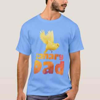 T-shirt Papa Canaries Propriétaire Amateur d'oiseaux Homme