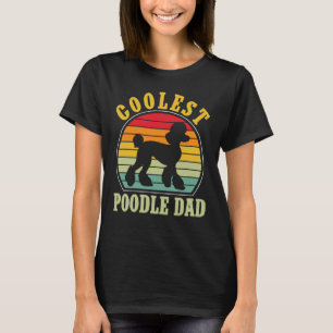 T-shirt Papa Caniche le Plus Cool d'un Père Caniche