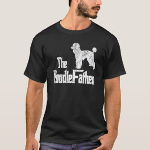 T-shirt Papa Caniche Papa Chien Drôle Pun Chien Mignon Pap