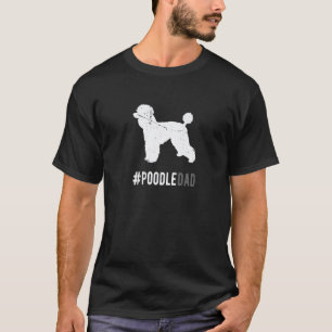T-shirt Papa Caniche Pour Hommes Chien Caniche Papa