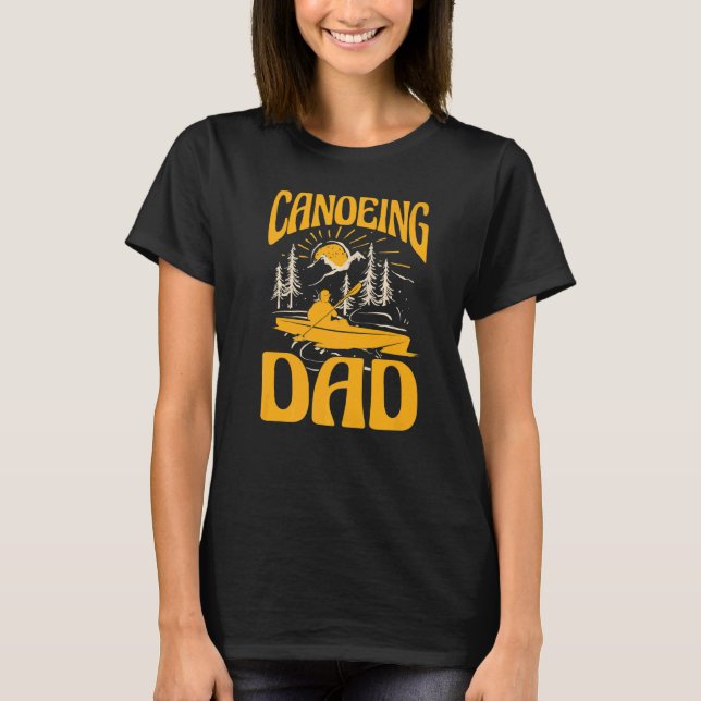 T-shirt Papa canoë (Devant)