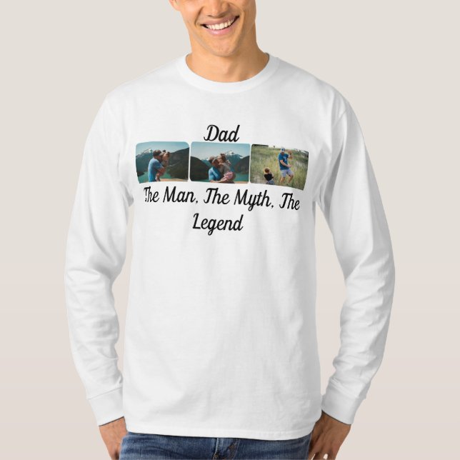 T-shirt Papa Certifié Awesome (Devant)