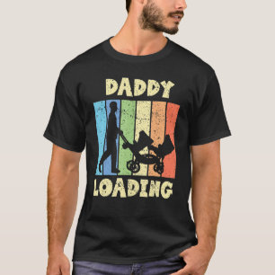 T-shirt Papa Chargement Bébé Grossesse Papa Enceinte Père
