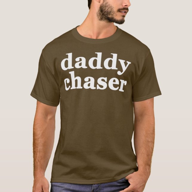 T-shirt Papa Chaser Funny Ours Gay (Devant)