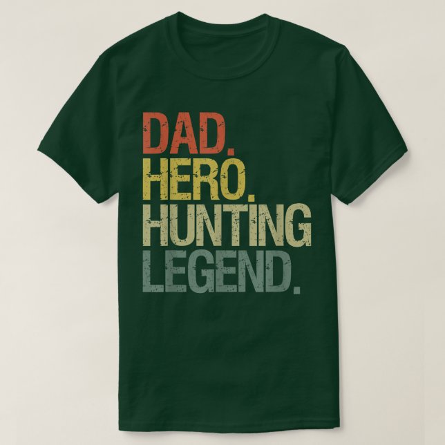 T-shirt Papa chasseur  (Design devant)