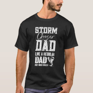 T-shirt Papa chasseur d'orages homme Chasseur de tornade