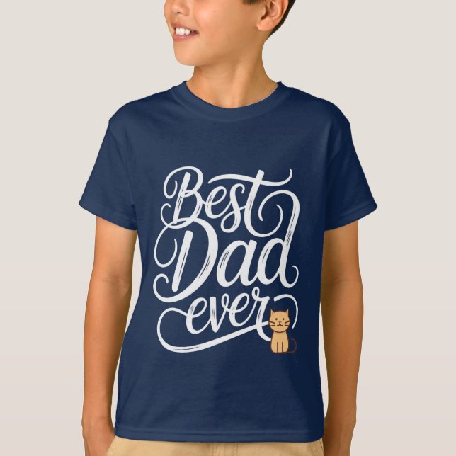 T-shirt Papa Chat (Devant)