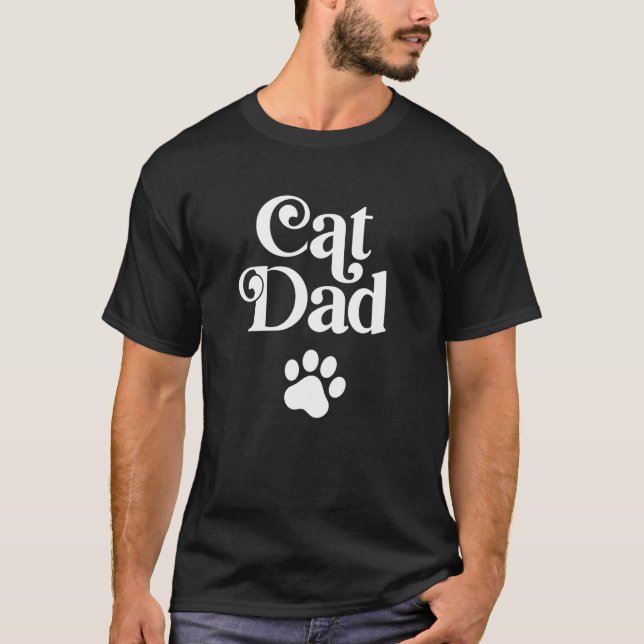 T-shirt Papa Chat (Devant)