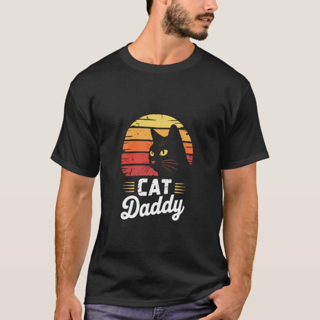 T-shirt Papa Chat (Devant)