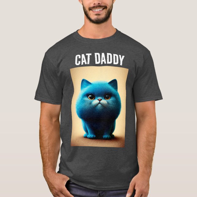 T-SHIRT PAPA CHAT (Devant)