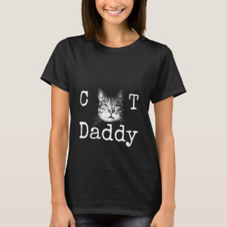 T-shirt Papa Chat Amoureux de Chat Propriétaire d'Animal d