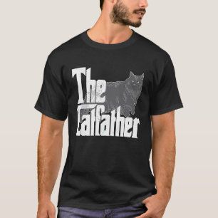 T-shirt Papa Chat Le Parrain du Chat Maine Coon Papa Félin