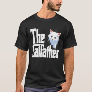 T-shirt Papa Chat Le Parrain du Chat Père Fou de Chat Papa