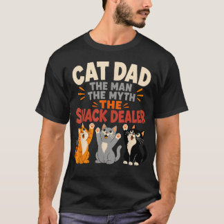 T-shirt Papa Chat L'Homme Le Mythe Le Fournisseur de Frian