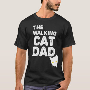 T-shirt Papa Chat Marchant - Le Meilleur Papa Chat Promène