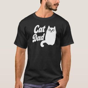 T-shirt Papa chat minou papa papa chaton père