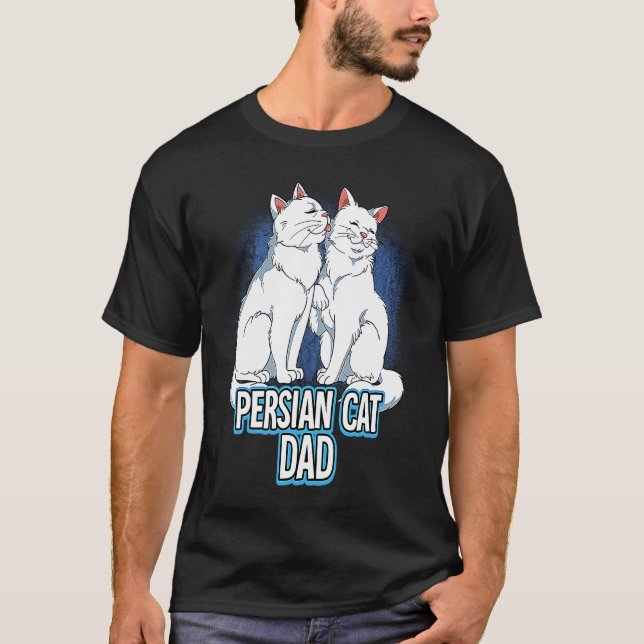 T-shirt Papa Chat Persan (Devant)
