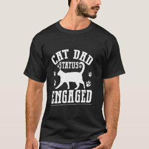 T-shirt Papa Chat Statut Engagé Papa Chat