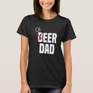 T-shirt Papa cheer homme Papa cheerleading Papa Bière Che