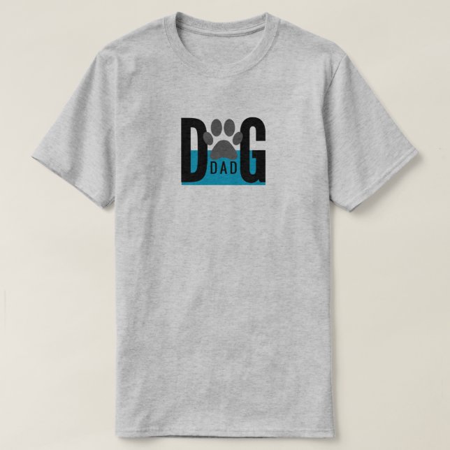 T-shirt papa chien (Design devant)