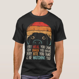T-shirt Papa Chien Amoureux de son Golden Retriever Drôle