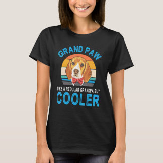 T-shirt Papa Chien Beagle Grand Patte Comme Un Grand-Père