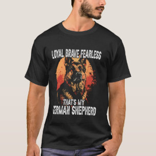 T-shirt Papa Chien Berger Allemand