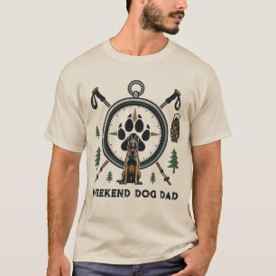 T-shirt Papa Chien de Week-end