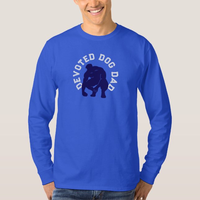 T-shirt Papa Chien Dévoué Ramasseur de Caca Sexy   (Devant)