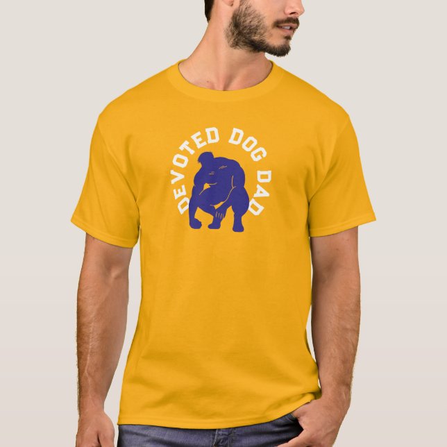 T-shirt Papa Chien Dévoué Ramasseur de Caca Sexy   (Devant)