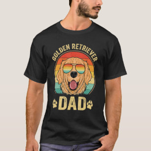 T-shirt Papa Chien Retriever Doré