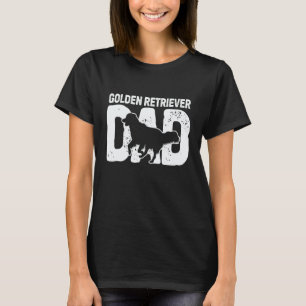 T-shirt Papa Chien Retriever Doré Propriétaire de Chien
