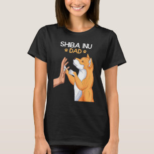 T-shirt Papa Chien Shiba Inu Homme