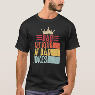 T-shirt Papa citation rétro vintage en détresse le roi de