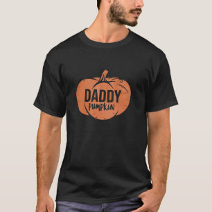 T-shirt Papa Citrouille jumeler famille Halloween Thanksgi