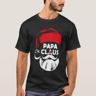 T-shirt Papa Claus Chemise Noël Pyjama Famille Corresponda