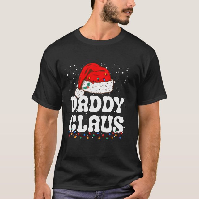 T-shirt Papa Claus Noël Papa Père Noël Famille Corresponda (Devant)
