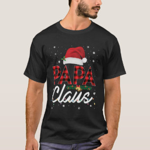 T-shirt Papa Claus Noël Père Noël Chapeau Buffalo correspo